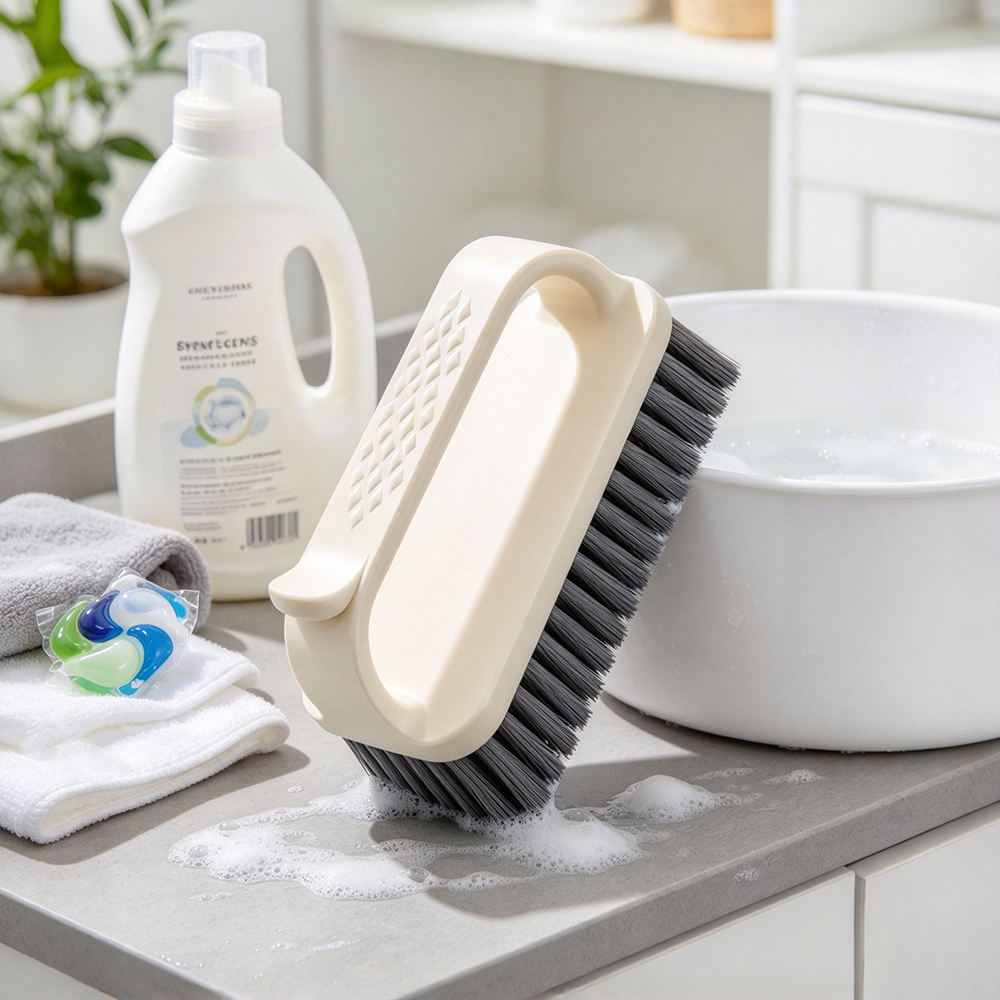 Ergonomic Multi‑Purpose PET Bristle Laundry