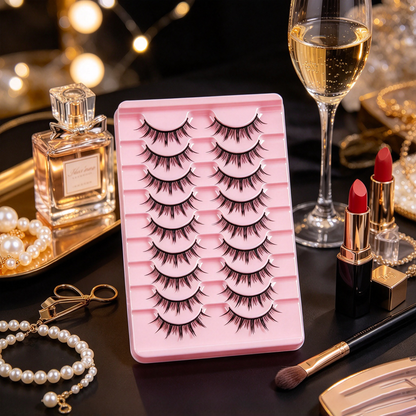 Manga Style Little Devil Strip False Eyelashes
