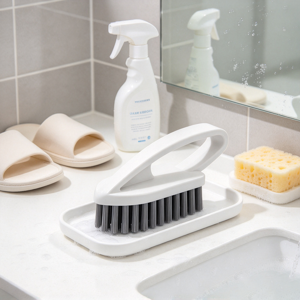 Ergonomic Hanging‑Type Multi‑Purpose Laundry & Shoe Scrub Brush