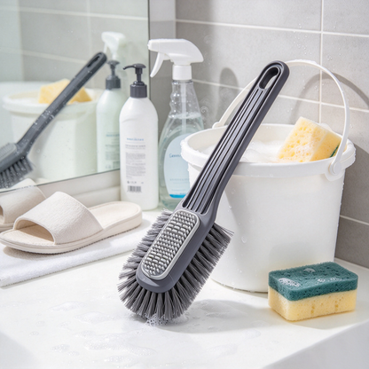 360‑Degree Multi‑Surface Long‑Handle Shoe Cleaning Brush