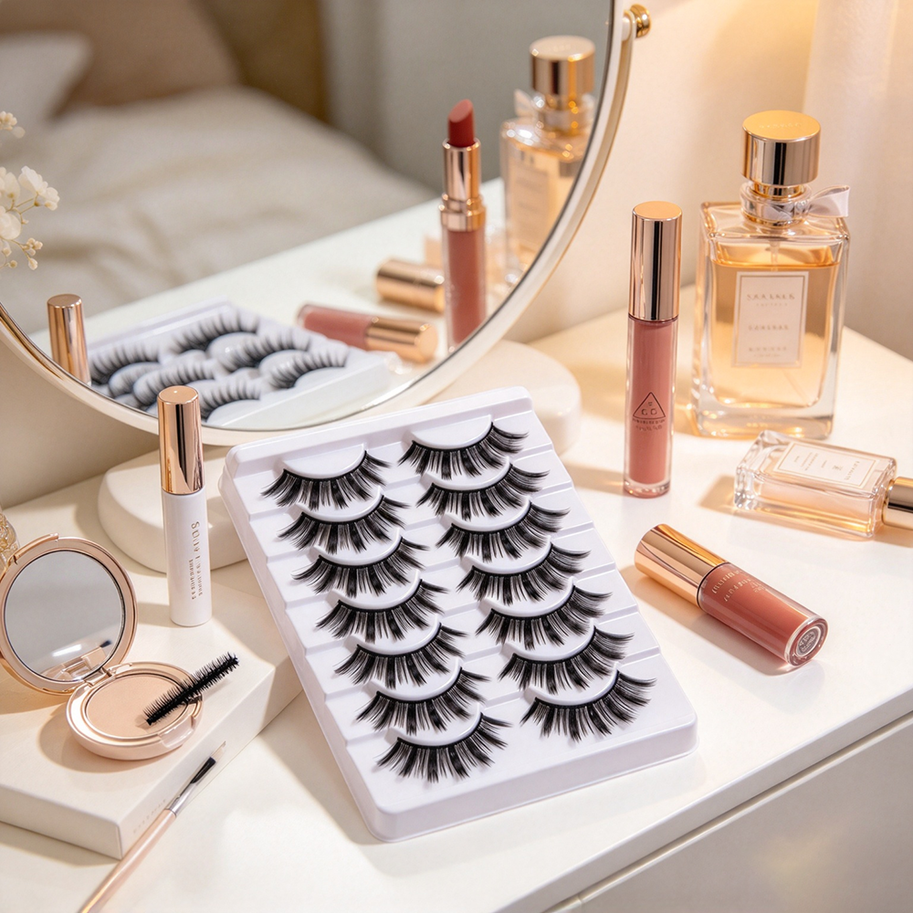 10 Pairs Manga Style Full Strip False Eyelashes