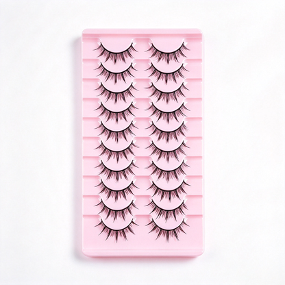 Manga Style Little Devil Strip False Eyelashes